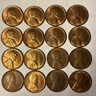 1948–S Wheat Cents Lot Of 16 Coins  Red/brown ConditionSee Pictures#2