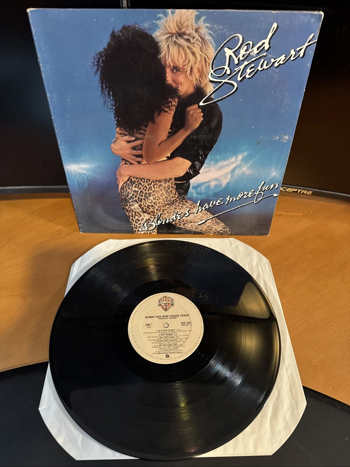 Rod Stewart  - Blondes have more fun Warner Bros. Records BSK 3261 LP B8 VG
