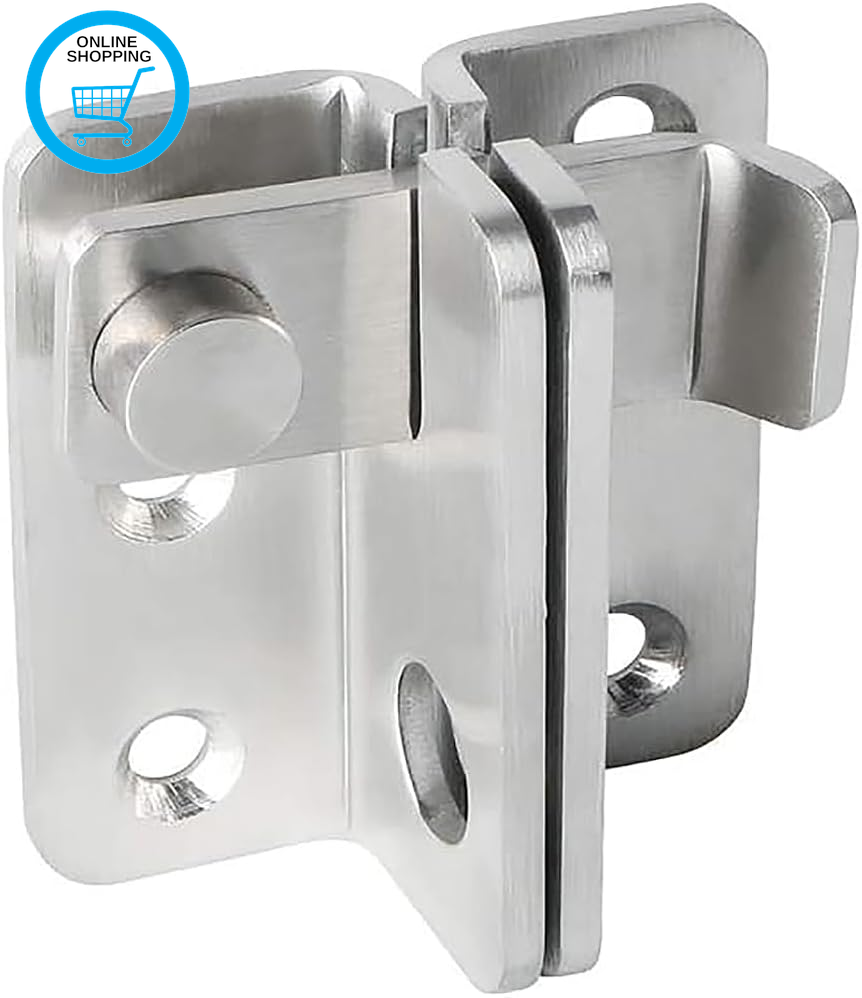 Flip Latch Gate Latches Slide Bolt Latch Safety Door Lock Catch for Barn Cabinet