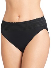 Warners Women's No Pinching No Problem Hi-Cut Brief With Lace WR5109