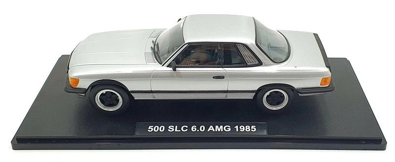 KK 1/18 Scale Diecast KKDC180891 - 1985 Mercedes-Benz 500 SLC 6.0 AMG - Silver - Image 4 of 4