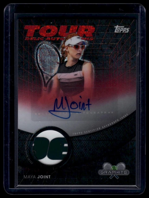 2026 Topps Graphite #TRA-MJT Maya Joint Tour Relic Auto Red Crystalline #/1