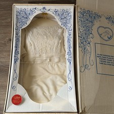 Preserved Wedding Dress Floral Lace 80 s Jessica McClintock Style Rare Elegant