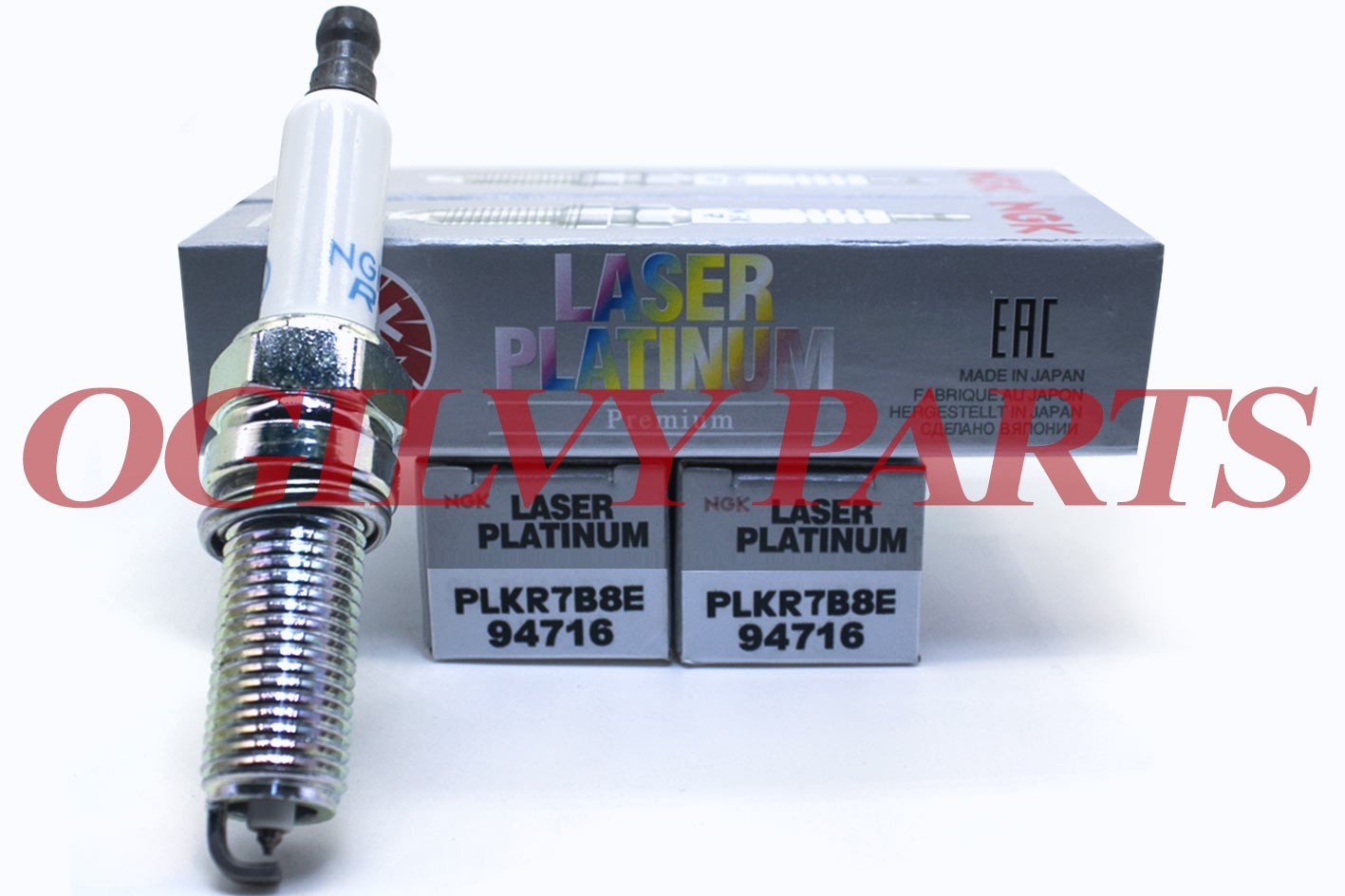 New 4 Pack Spark Plugs NGK Laser Platinum 94716 PLKR7B8E 94716 PLKR7B8E