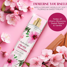 Bodycology Long-Lasting Fragrance Body Mist, Cherry Blossom, 8 fl oz Pack of 2 
