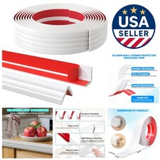 Versatile 20FT Self-Adhesive Corner Molding Trim - Adjustable  Stain Resistant