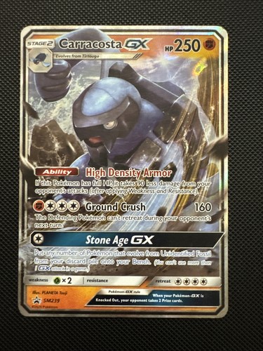 Carracosta GX SM239 Sm Holo Sun & Moon Black Star Promo Pokemon