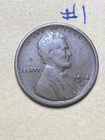 1914-S LINCOLN WHEAT CENT, low mintage date, "Fine" condition #1