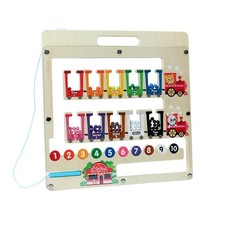 Magnetic Color and Number Maze, Montessori Toys for 3 4 5 Year Ol