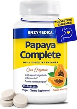 Enzymedica Papaya Enzymes Chewable, Digestive Enzymes for Women and Men, with Or