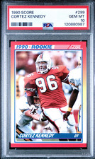 CORTEZ KENNEDY RC 1990 Score #299 PSA 10 Miami Hurricanes | Seahawks HOF🏈🏆