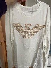 Kids emporio armani white size 12 tshirt