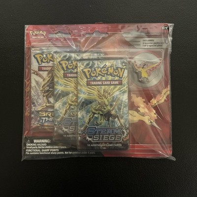 Pokemon TCG: Legendary Pin Set 3 Blister Steam Siege XY & Break Through New