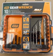 GearWrench 84786 Bolt Biter and Screw Extractor Set with Case
