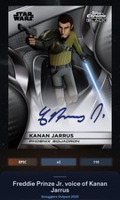 Kanan Jarrus Signatures Epic White - Star Wars Card Trader Smugglers Outpost