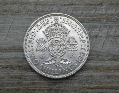 1937 George VI Florin — photo from the most recent tracked eBay sale