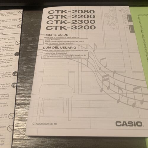 Casio CTK-3200 61-Tasten Portable Keyboard Schwarz mit Netzteil GETESTET Open Box - Bild 5 von 8