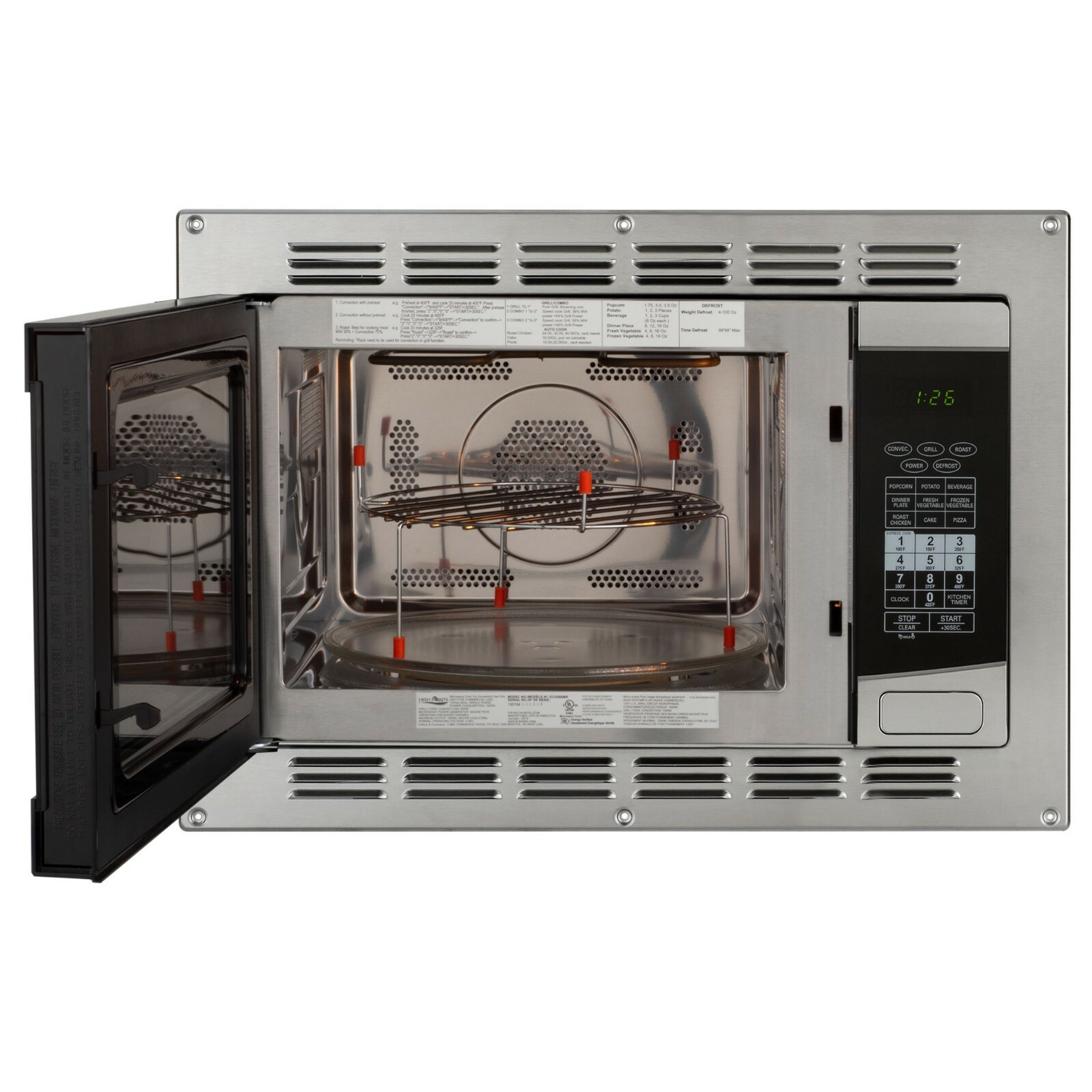 RecPro RV Convection Microwave Stainless Steel 1.1 Cu. Ft. 120V eBay