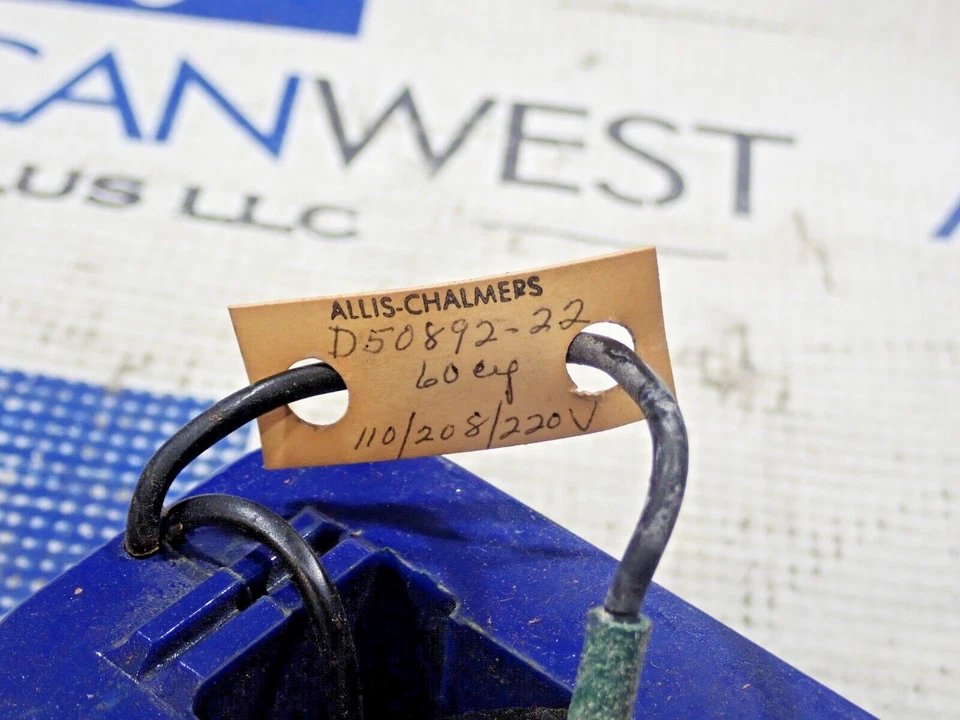 Bobina magnética nova D5089222 Allis Chalmers 110/208/220 volts 60 ciclos tamanho 2 - Imagem 4 de 4