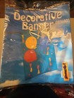 Multi Colored Balloon Decorative Flag in Great Condition - 28 x 40