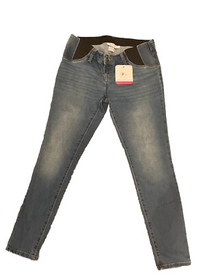 Isabel Womens Size 6/28 Under Belly Side Panel Maternity Jeggings Elastic Insets