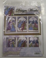 DESIGN WORKS CRAFTS  NATIVITY WINDOWS  SEALED COUNTED CROSS STITCH KIT  GOD