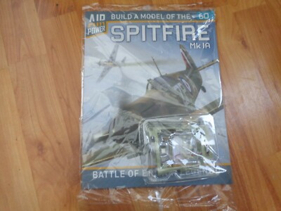1/18 HACHETTE AUSGABE 60 - BAUEN SIE EIN MODELL DES SPITFIRE MK 1A FLUGZEUGS