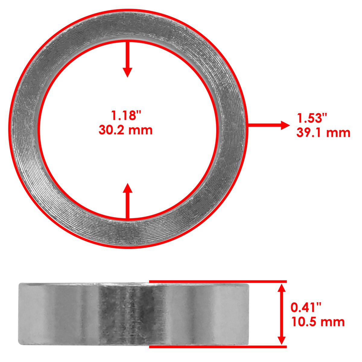 輪になるテレサ　903538 Front or Rear Knuckle Shaft Collar For Yamaha Rhino 660 05-07
