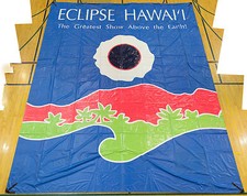 Solar Eclipse Banner (Hawaii 1991) - unique memorabilia