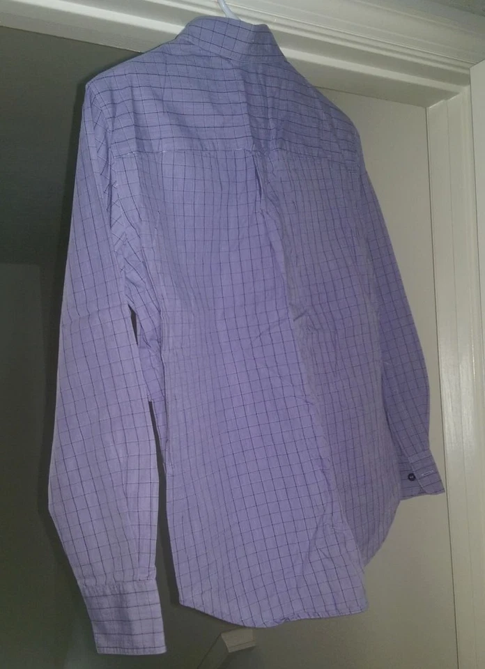 Anne Klein женская рубашка блузка размер M средний фиолетовый черный белый клетку - Изображение 3 из 4