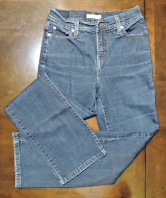 Women's Levi's 512 Perfectly Slimming Boot Cut Jeans 6 Short Dark Wash
