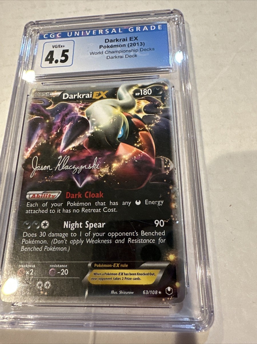 2013 DARKRAI EX POKÉMON WOLD CHAMPIONSHIP DECKS DARKRAI DECK CHC