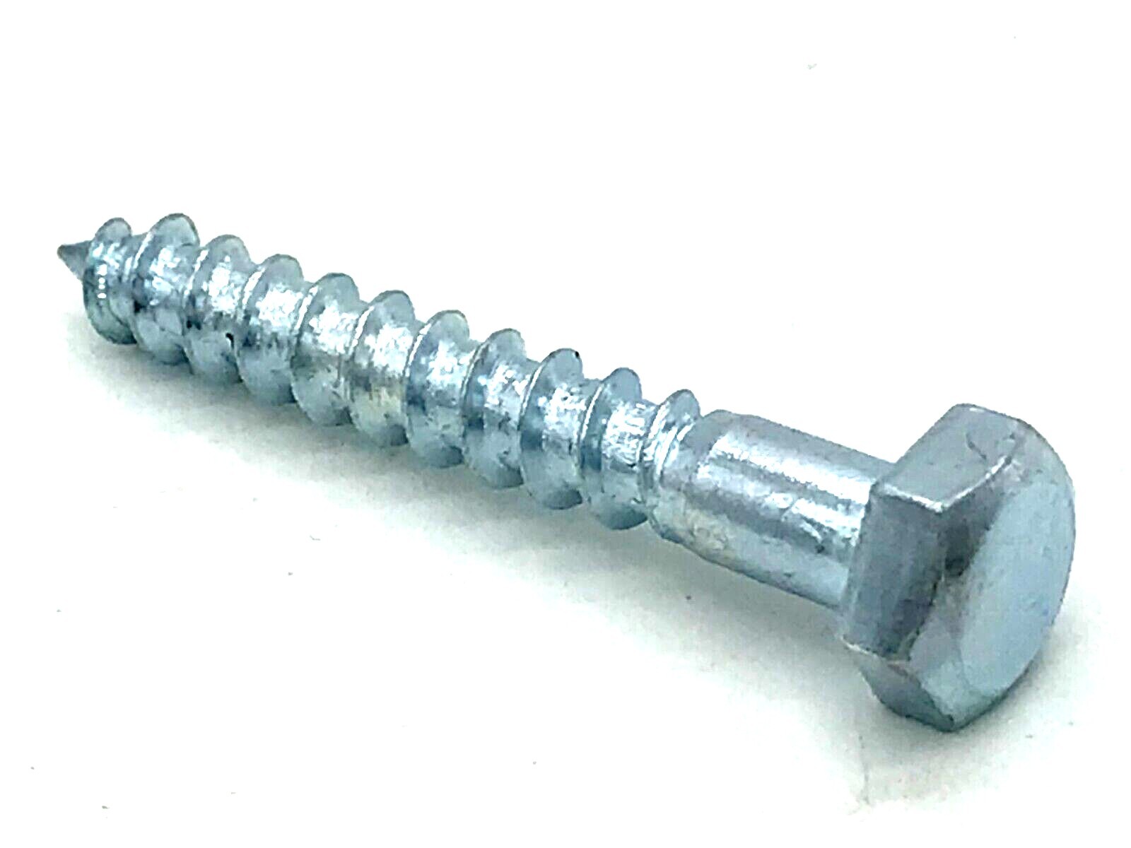 500 x COACH SCREWS M6 6 x 40mm bright zinc plated BZP wood screw hex