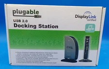 Plugable USB 2.0 Docking Station / laptops desktops tablets monitors keyboards
