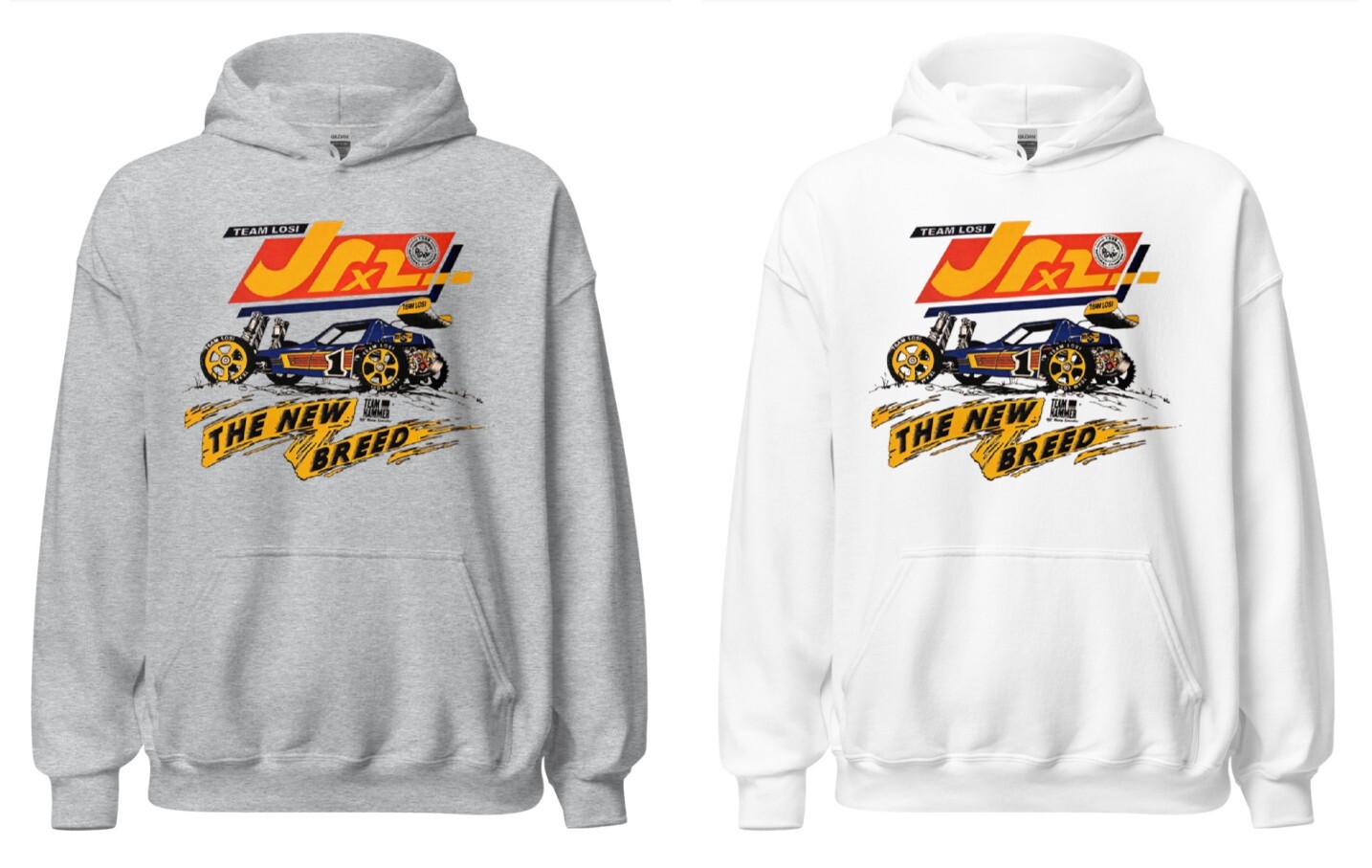 Hoodie JRX2 LOSI 2XL 3XL 4XL 5XL Vintage RC Buggy 90s TEAM
