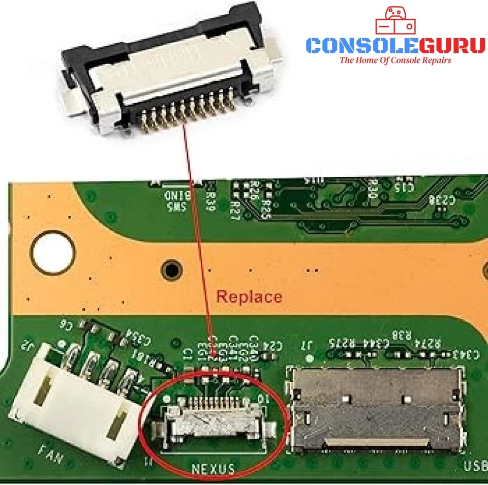 MICROSOFT Xbox Series X Nexus FCP Connector Repair Service