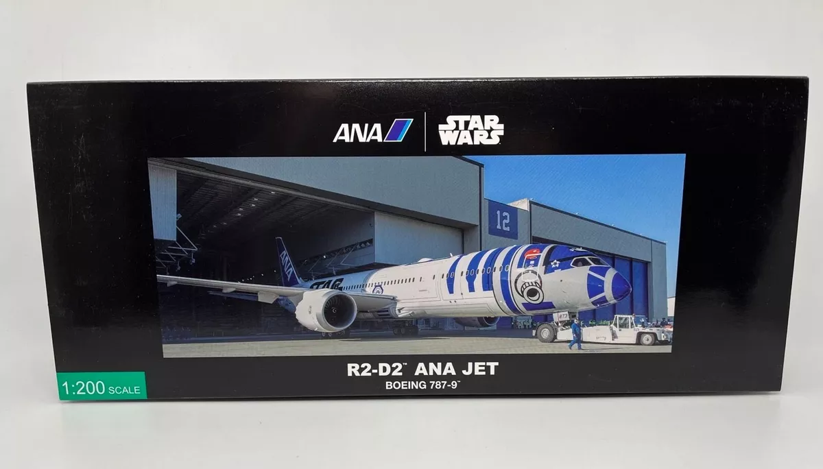 Hogan Wings NH20092, R2-D2 ANA Jet, Star Wars, Boeing 787-9 (JA783A), 1:200
