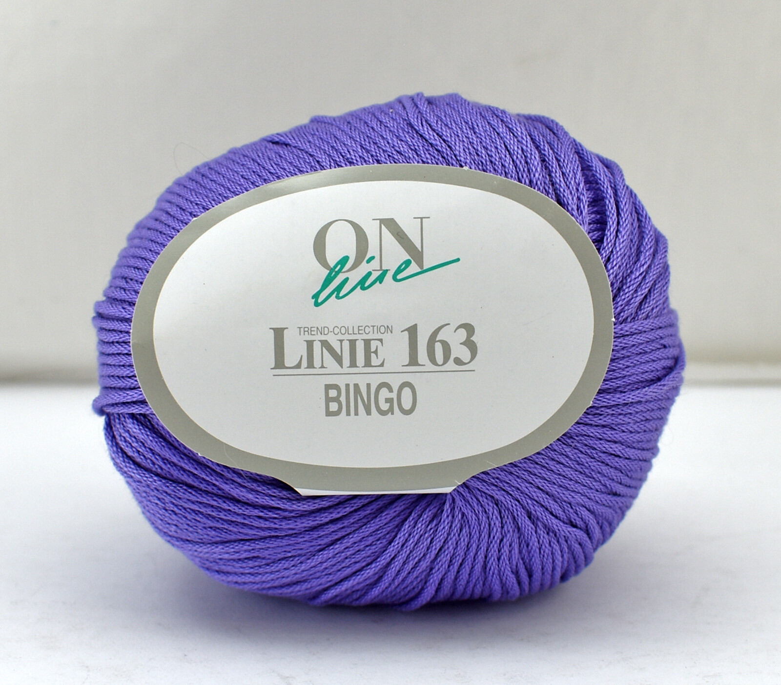 100% Cotton Sport Weight Yarn - 1 Ball Purple #95 by Online Linie 163 Bingo-image