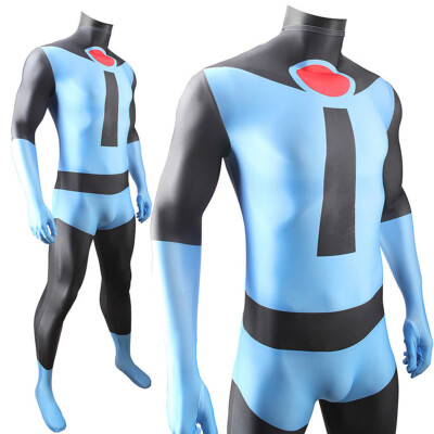 Mr. Incredible Jumpsuit Bob Parr Cosplay Suit Adult Kids Halloween Costume Party
