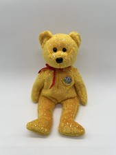 TY Beanie Baby DECADE the Bear 10th Anniversary Edition 2003