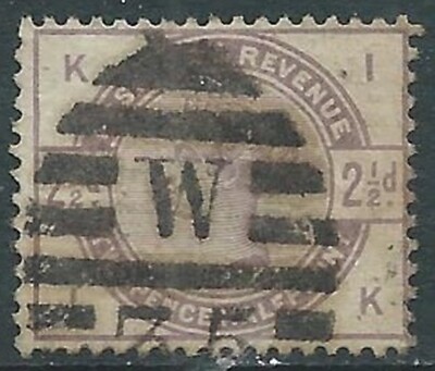 1883-84 GREAT BRITAIN USED SG 190 2 1/2d LILAC (IK) - F29-9 | eBay