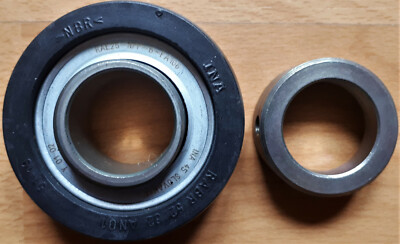 INA Spannlager RAE25-NPP-FA106, mit Gummidämmring RABR 52/62, ohne Spannring!!
