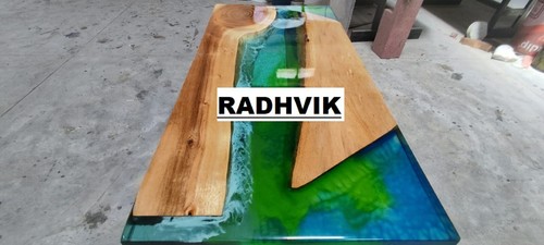 Handmade Wooden Resin River Top Dining Table Home Decorative | Custom To Order - Picture 4 of 11