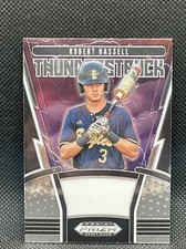 2020 Prizm Draft Baseball Robert Hassell Thunderstruck Insert San Diego Padres 