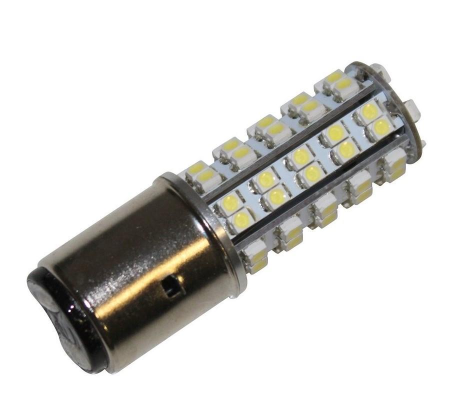 Ampoule BA20D LED 12V blanche de rechange idéale pour éclairer le garage et l'atelier