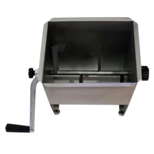 PreAsion 4.2-Gallon Capacity Tank Stainless Steel Manual Meat Mixer with Stainle