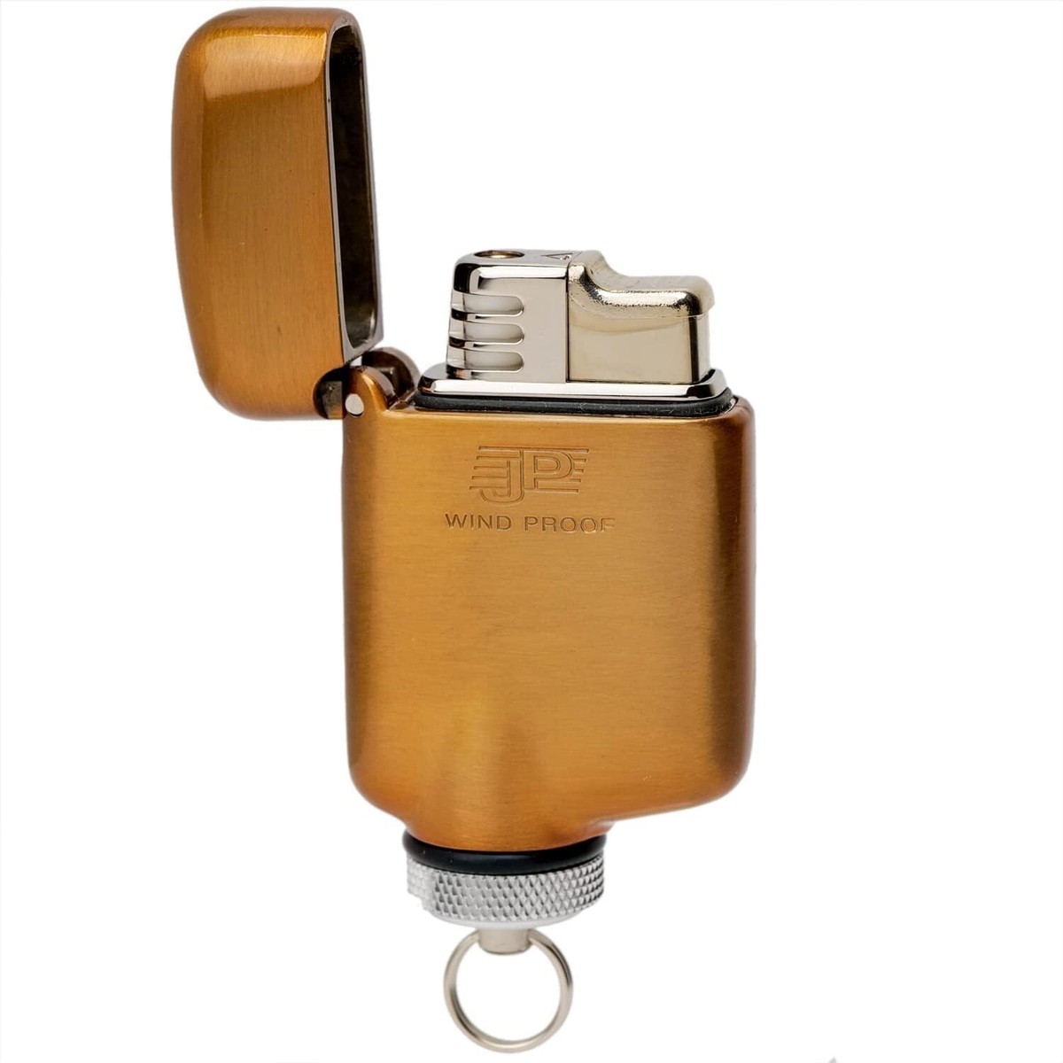 Windmill JP Turbo Lighter Aluminum Satin JPW-1109 From Japan