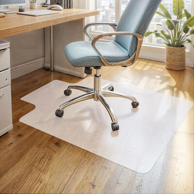 SEGAWE Chair Mat for Hard Floors 48'' × 36'' PVC Floor Mat Protector 1.5 mm Thickness