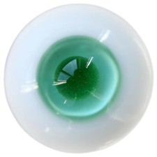 wamami Hand Made 8-24mm Green Glass Eyeball BJD Doll Dollfie Reborn Crafts