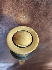 Phylrich Polished Brass Uncoated Push To Close Drain W Overflow - 3-545/03U